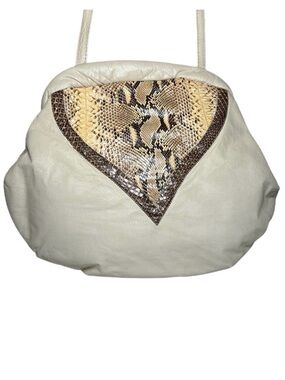 PYTHON SKIN 80’s LIMAR DESIGNS Cardiff-by-the-Sea California leather soft calf
